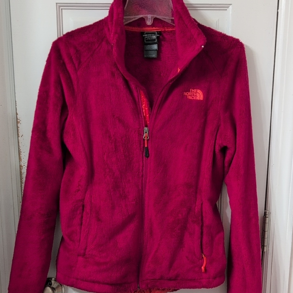 The North Face Women's Teddy Full Zip-up Jacket - Deep Pink
